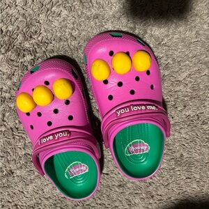 Barney Crocs